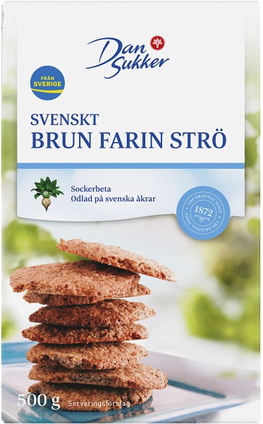 DanSukker Svenskt Brun Farin Strö
