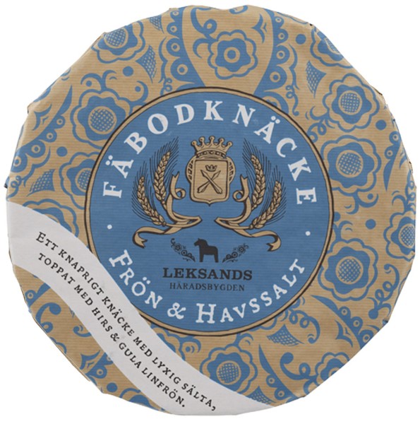 Leksands Knäckebrot Frön & Havssalt Rund