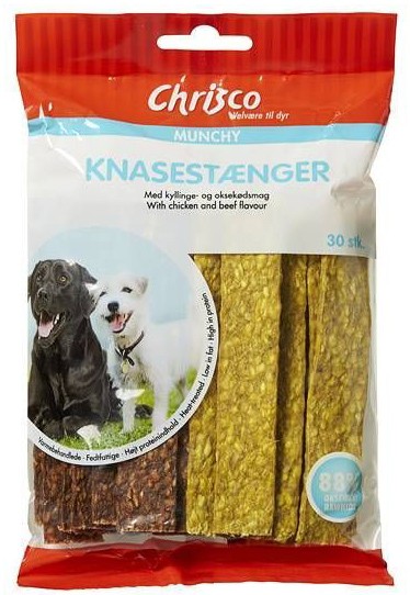 Chrisco Knasestænger 30 Stk - Hunde Snacks