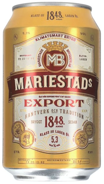 Mariestads Export 5,3%