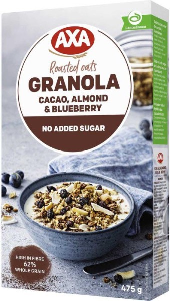 Axa Granola Cacao, Almond & Blueberry