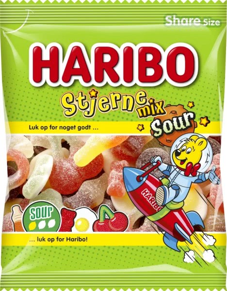 Haribo Stjerne Mix Sour