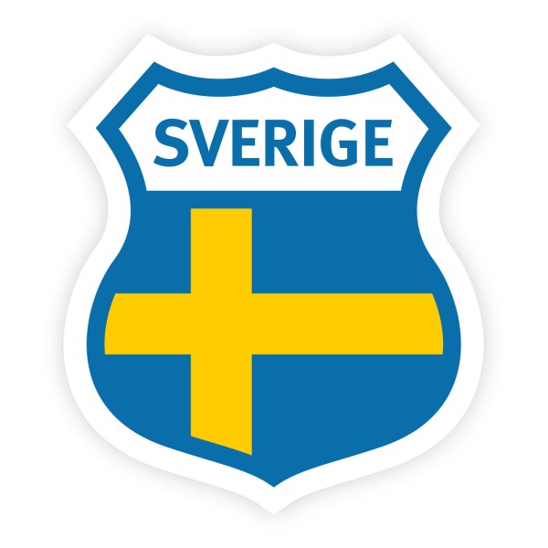 Aufkleber Schweden Wappen
