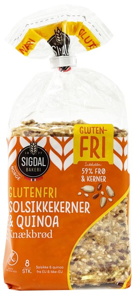 Sigdal Knækbrød Solsikkekerner & Quinoa
