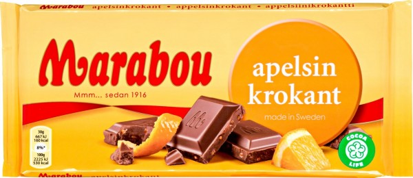 Marabou Apelsin Krokant