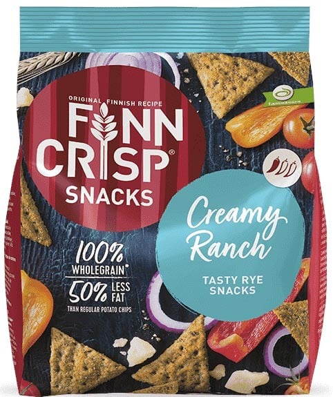 Finn Crisp Rye Snacks Creamy Ranch