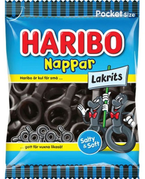 Haribo Nappar Lakrits