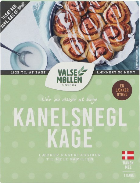 Valse Møllen Backmischung Kanelsnegl Kage