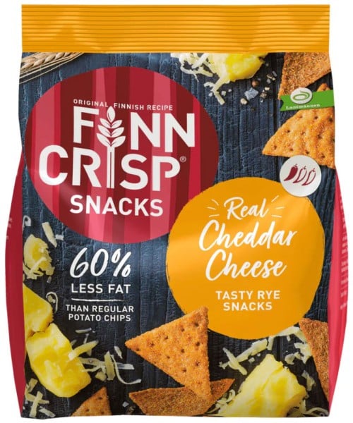 Finn Crisp Rye Snacks Cheddar Cheese