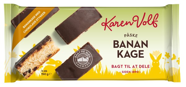 Karen Volf Påske Banan Kage
