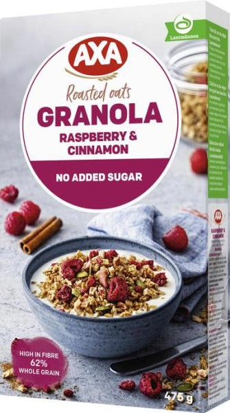 Axa Granola Raspberry & Cinnamon