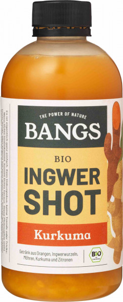 Bangs Bio Ingwer-Shot mit Kurkuma 300ml