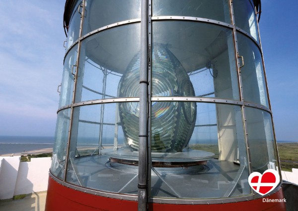 Postkarte "Leuchtturm in Blåvand"