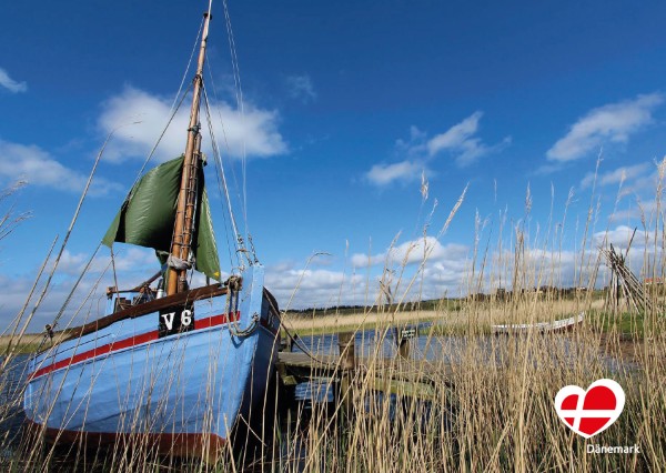 Postkarte "Fischkutter in Nymindegab"