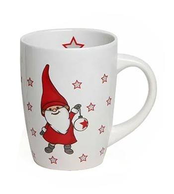 Weihnachtstasse mit Wichtel