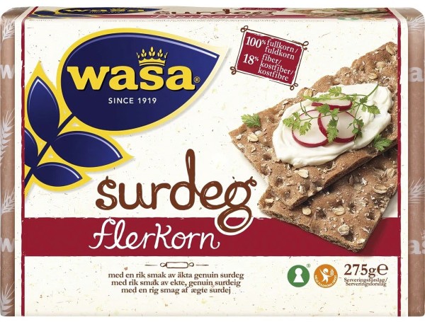 Wasa Knäckebrot Surdeg Flerkorn