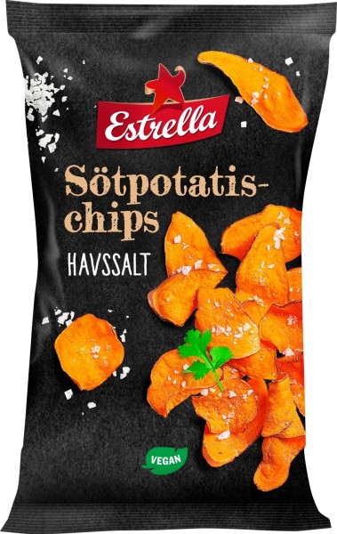 Estrella Sötpotatis Havssalt Chips