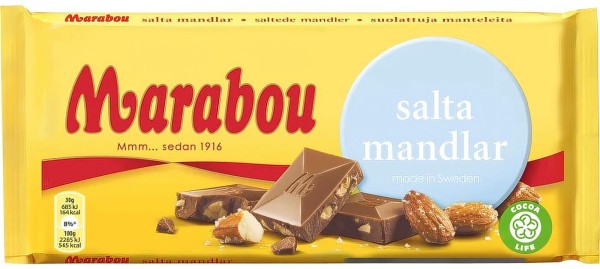 Marabou Salta Mandlar 200g