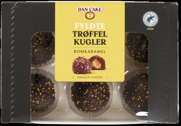 Dan Cake Trøffel Kugler Romkaramel MHD