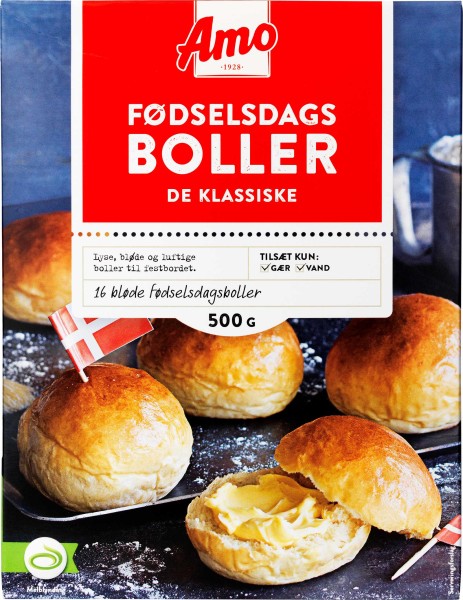 Amo Backmischung Fødselsdagsboller