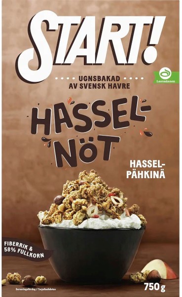 Start Hasselnöt Müsli