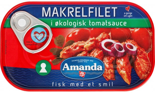 Amanda Makrelfilet in Tomatensauce