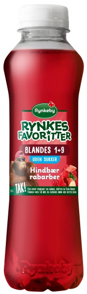 Rynkes Favoritter Hindbær/Rabarber (EINWEG)