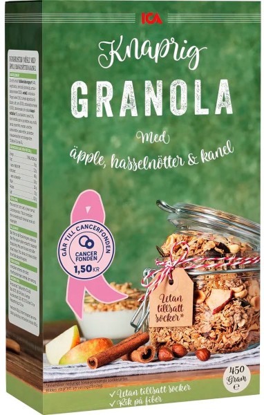 Granola Äpple, Hasselnötter & Kanel