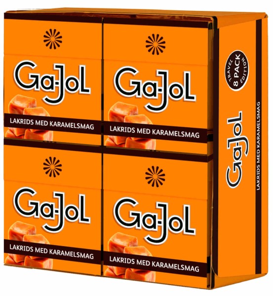 GaJol Lakritz Karamel Orange 8er Pack