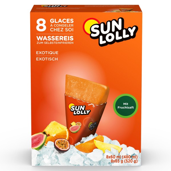 Sun Lolly Wassereis Exotisch