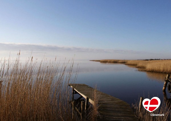 Postkarte "Windstille im Ringkøbing Fjord"