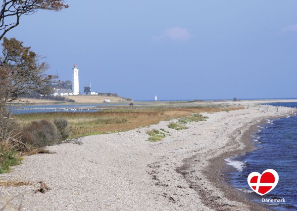 Postkarte "Keldsnor Fyr auf Langeland"