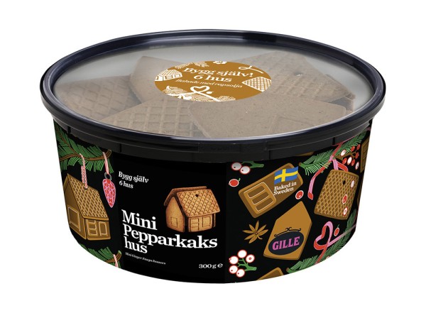 Gille Mini Pepparkakshus 6 Stk.