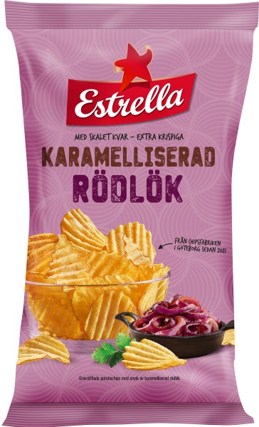 Estrella Karamelliserad Rödlök Chips