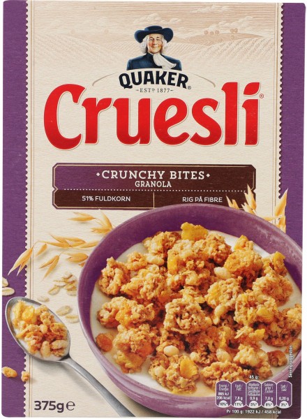 Quaker Cruesli Crunchy Bites Granola