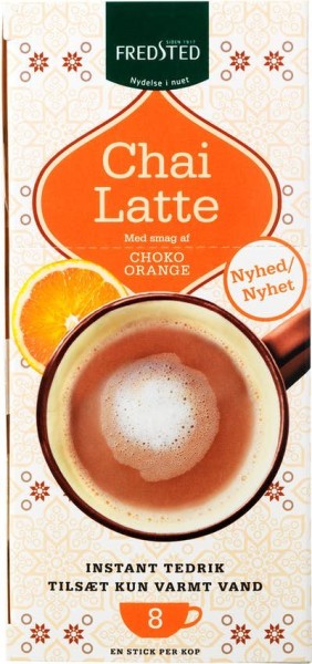 Fredsted Chai latte choko orange