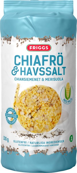 Friggs Majskakor Chiafrö & Havssalt