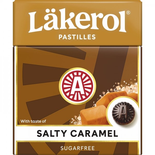 Läkerol Pastiller Salty caramel Sockerfri