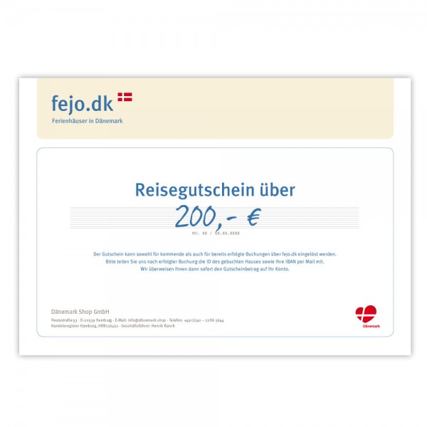 Reisegutschein 200 EUR