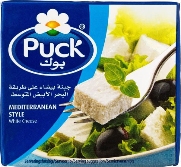 Puck mediterraner weißer Käse