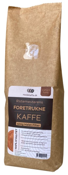 Hedekaffe Ristemesterens Foretrukne Kaffe gemahlen