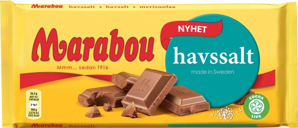 Marabou Havssalt 185g