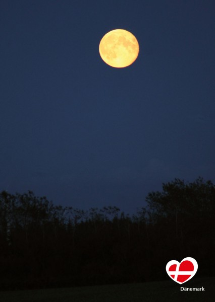 Postkarte "Vollmond"