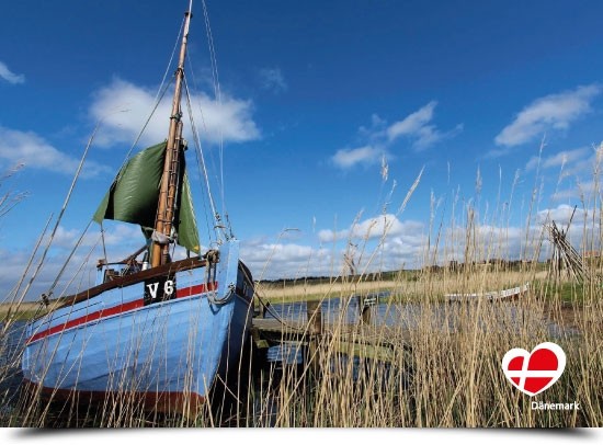Postkarte "Fischkutter in Nymindegab"