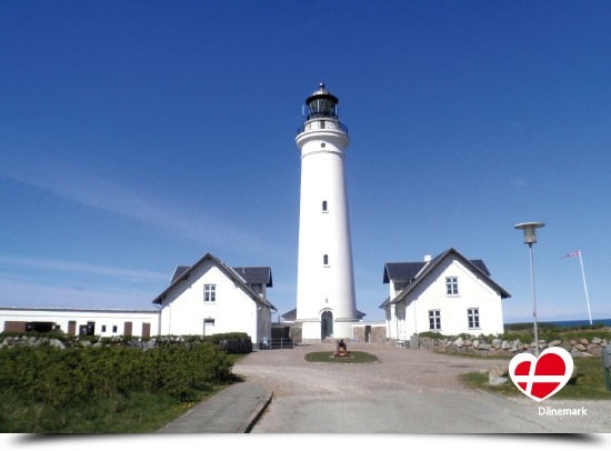Postkarte "Leuchtturm in Hirtshals"