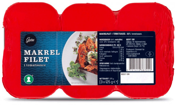 Gestus Makrelenfilet in Tomatensauce 3er Pack