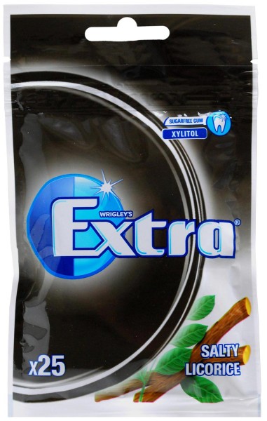 Extra Salty Licorice Kaugummi