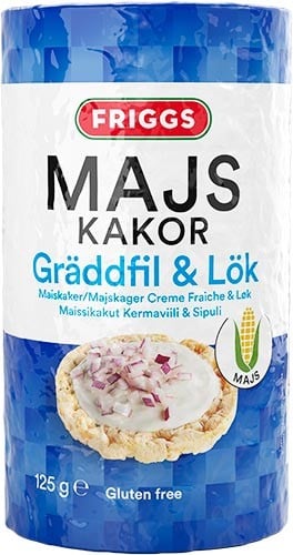 Friggs Majskakor Gräddfil & Lök