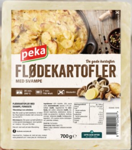 Peka Flødekartofler med Svampe