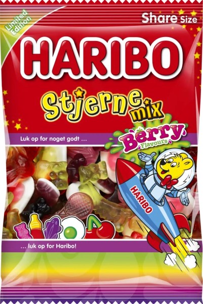 Haribo Stjerne Mix Berry